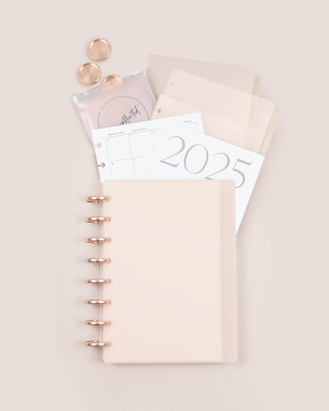 2025 Nude Blush Annual Planner - Productivity Edition