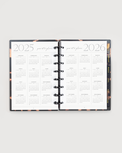 Half Letter Discbound | Undated Planner Inserts