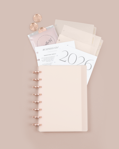 2026 Nude Blush Annual Business Planner