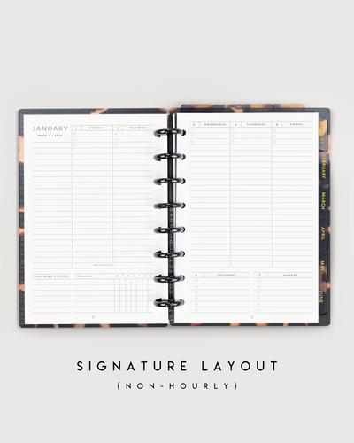 Deluxe Business Bundle in Champagne Rose Gold – 2024 Annual Business Goal Planner