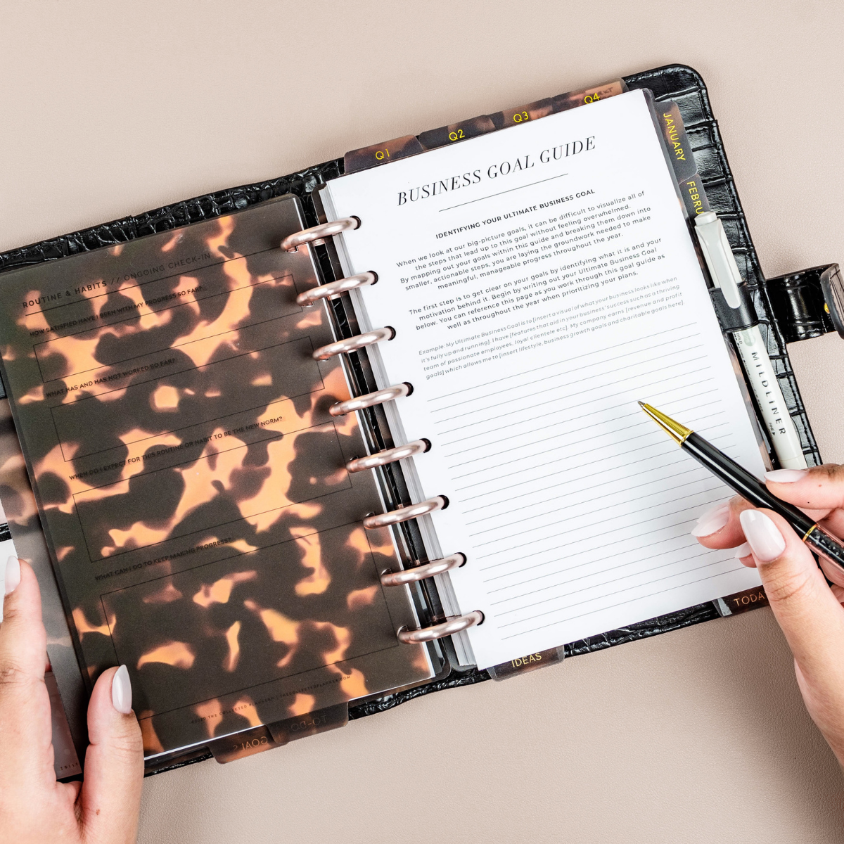 Planner Peace - How I Set Up My Personal Size Louis Vuitton Agenda 