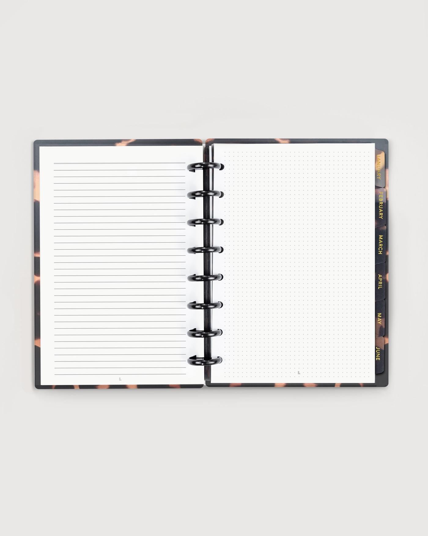 A5 planner note pages, Lines and dot grid
