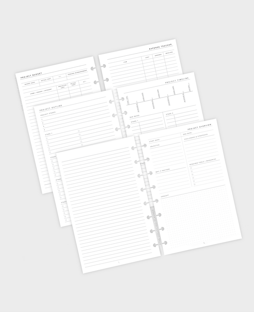 Letter Undated Daily Agenda Sheets | Eleven Discs