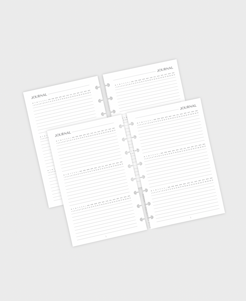 The Collected Planner  Half Letter Planner Inserts, Dividers and Disc