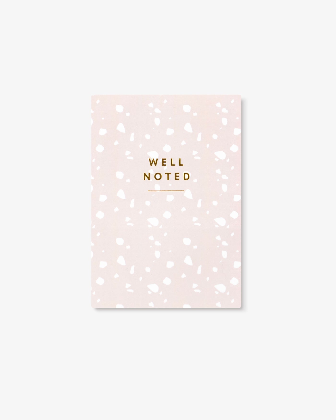 Gold foiled Terrazzo Sticky Note Booklet from The Collected Planner