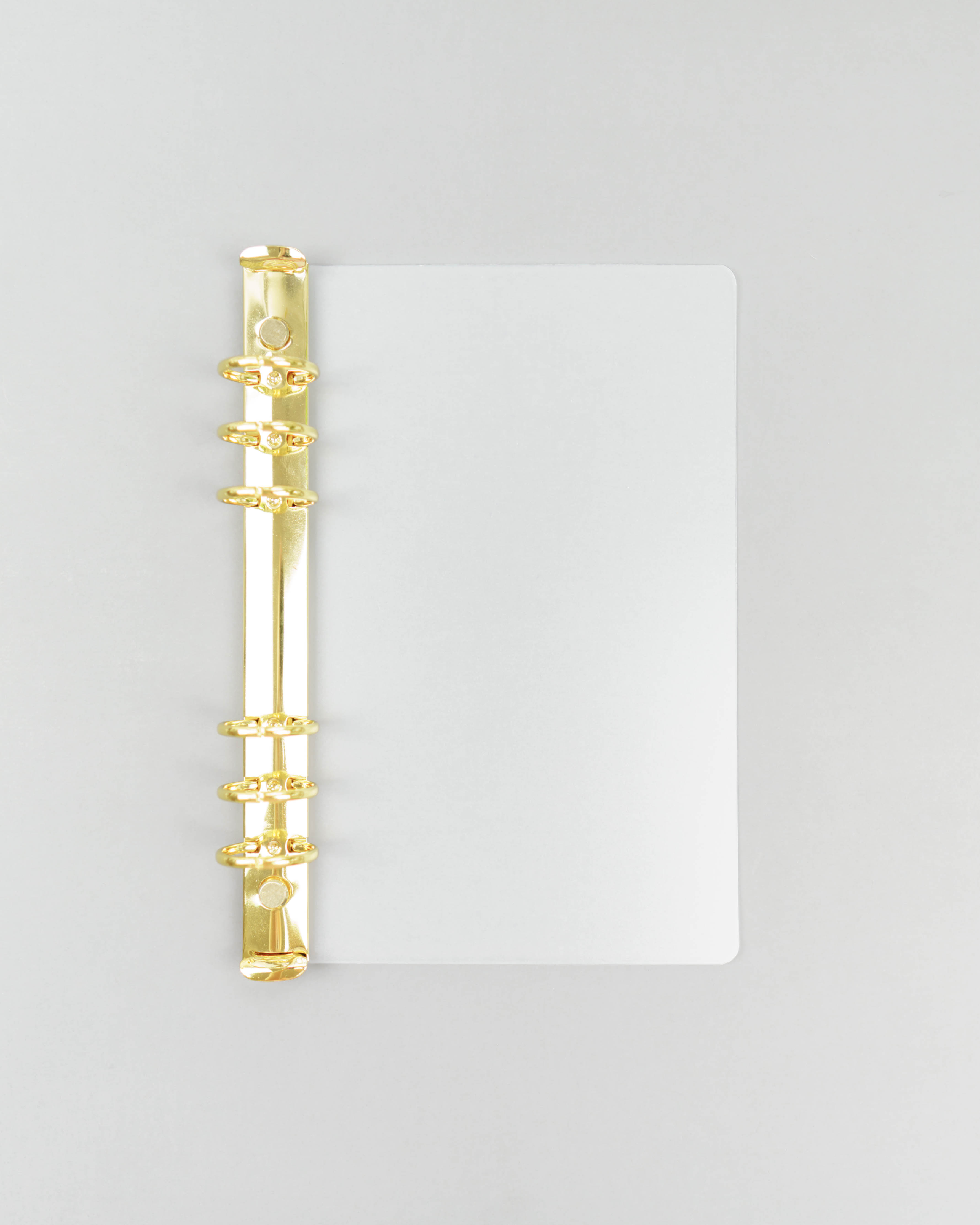 Clear A5 Planner – 6 Ring Light Gold Binder Insert - Canada – The ...